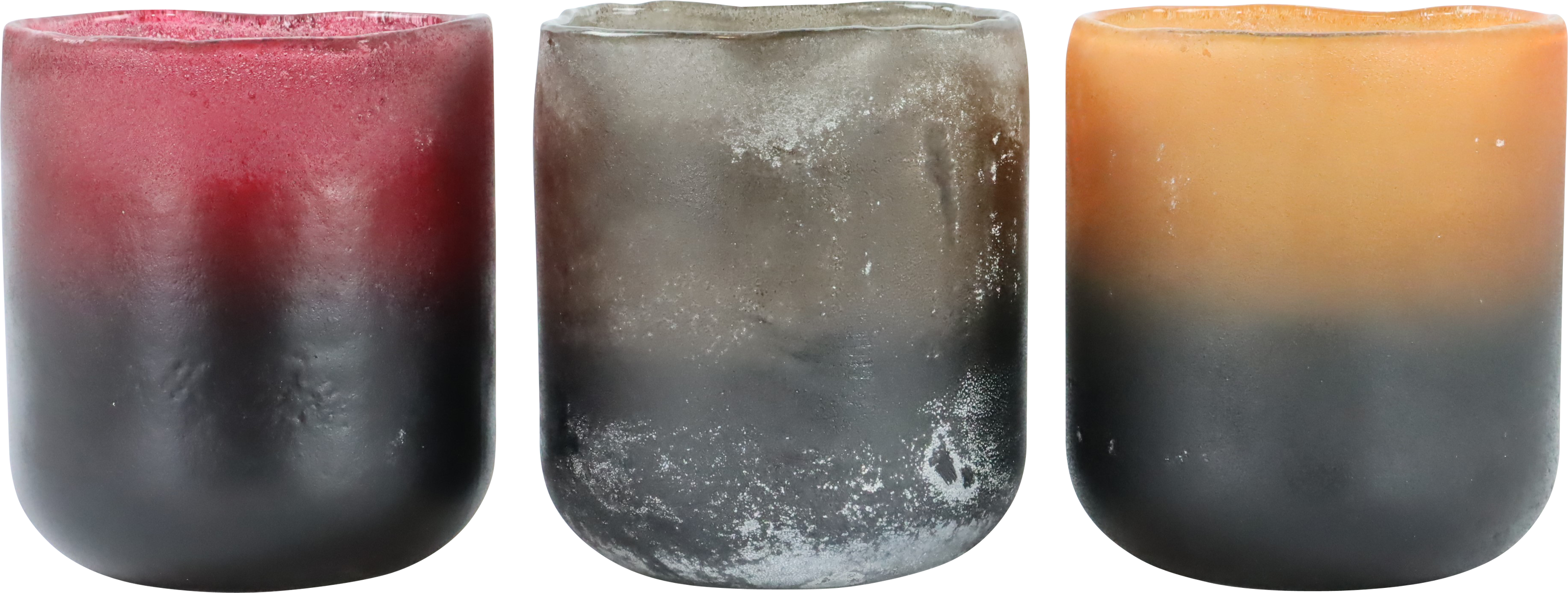 7554 PORTACANDELE  TERRA  3PZ