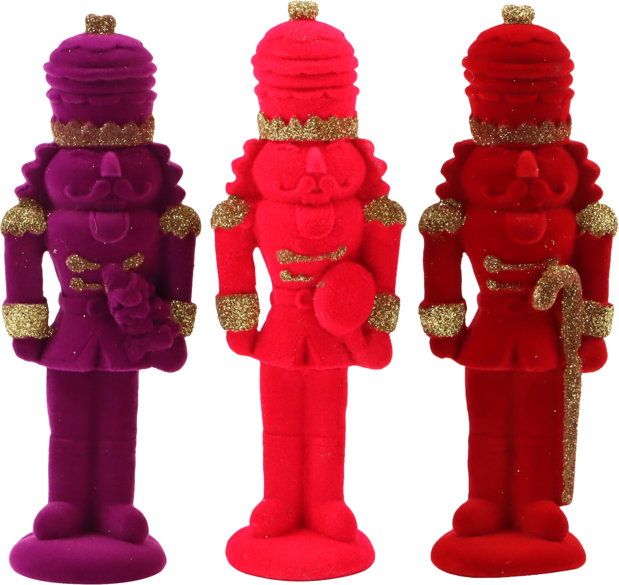 7678 NUSSKNACKER VELVET WONDERS  S/3