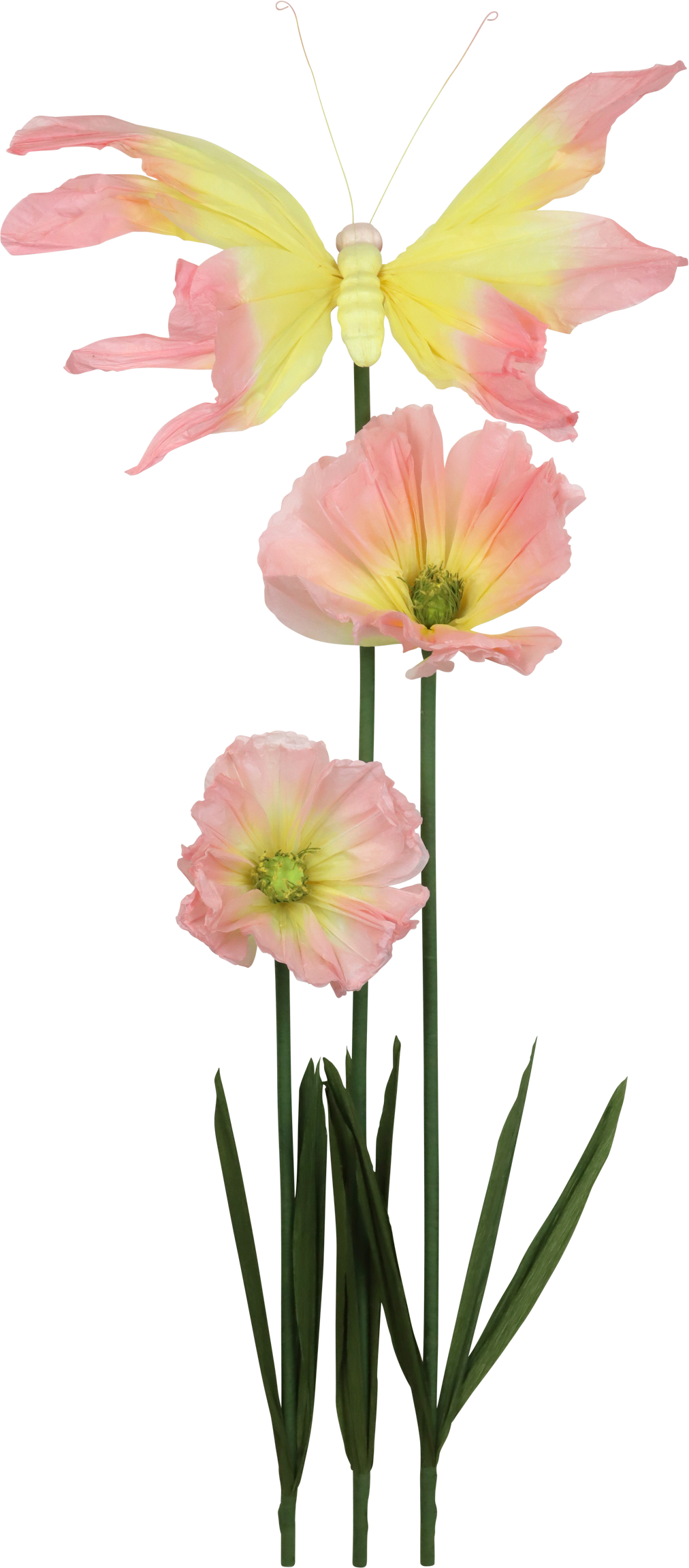 7954 FLOWER PAPILLON  S/3