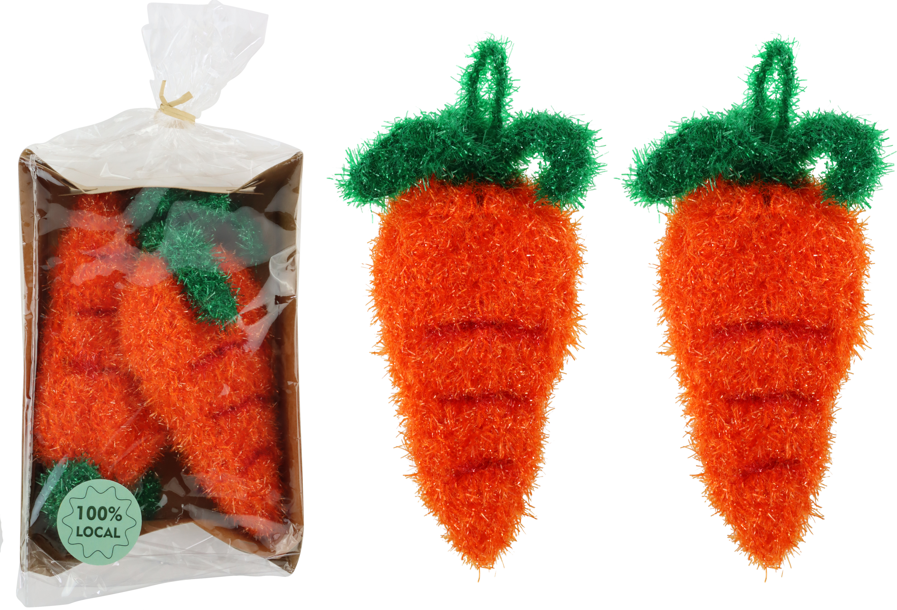 8074 SPUGNE PIATTI  CARROT  2PZ