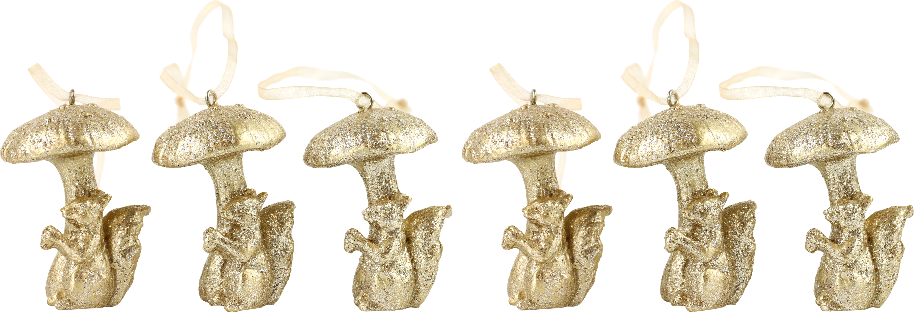 8082 CIONDOLO  FUNGO D'ORO  6PZ