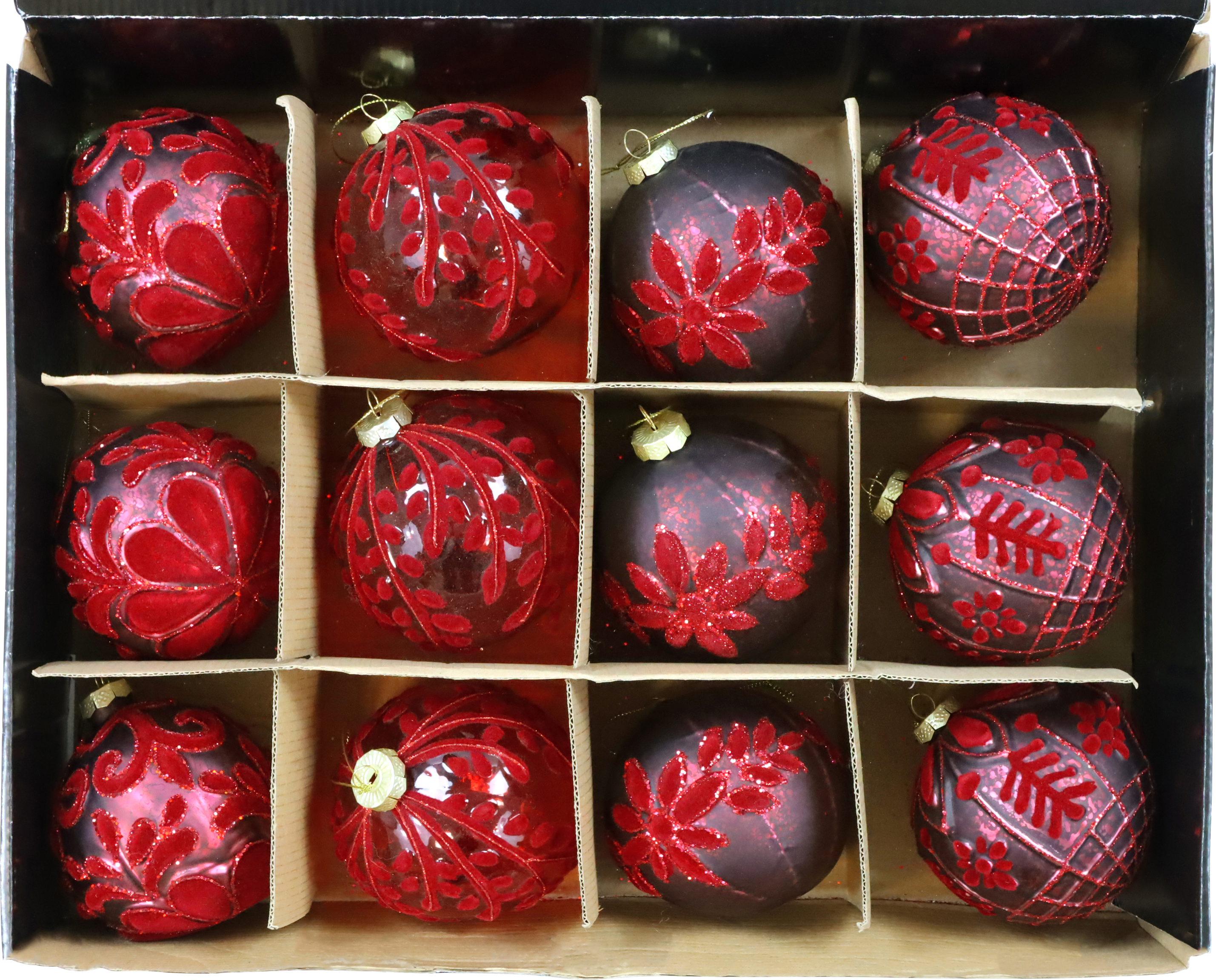 8197 DISPLAYBOX SFERE DI VETRO  12PZ