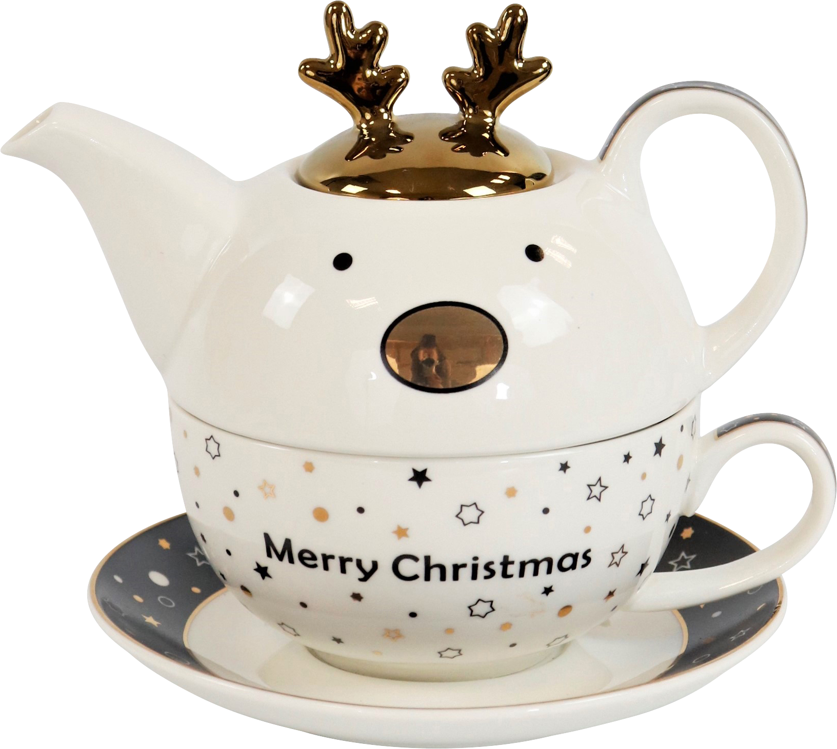 8254 TEA-FOR-ONE FUNNY DEER