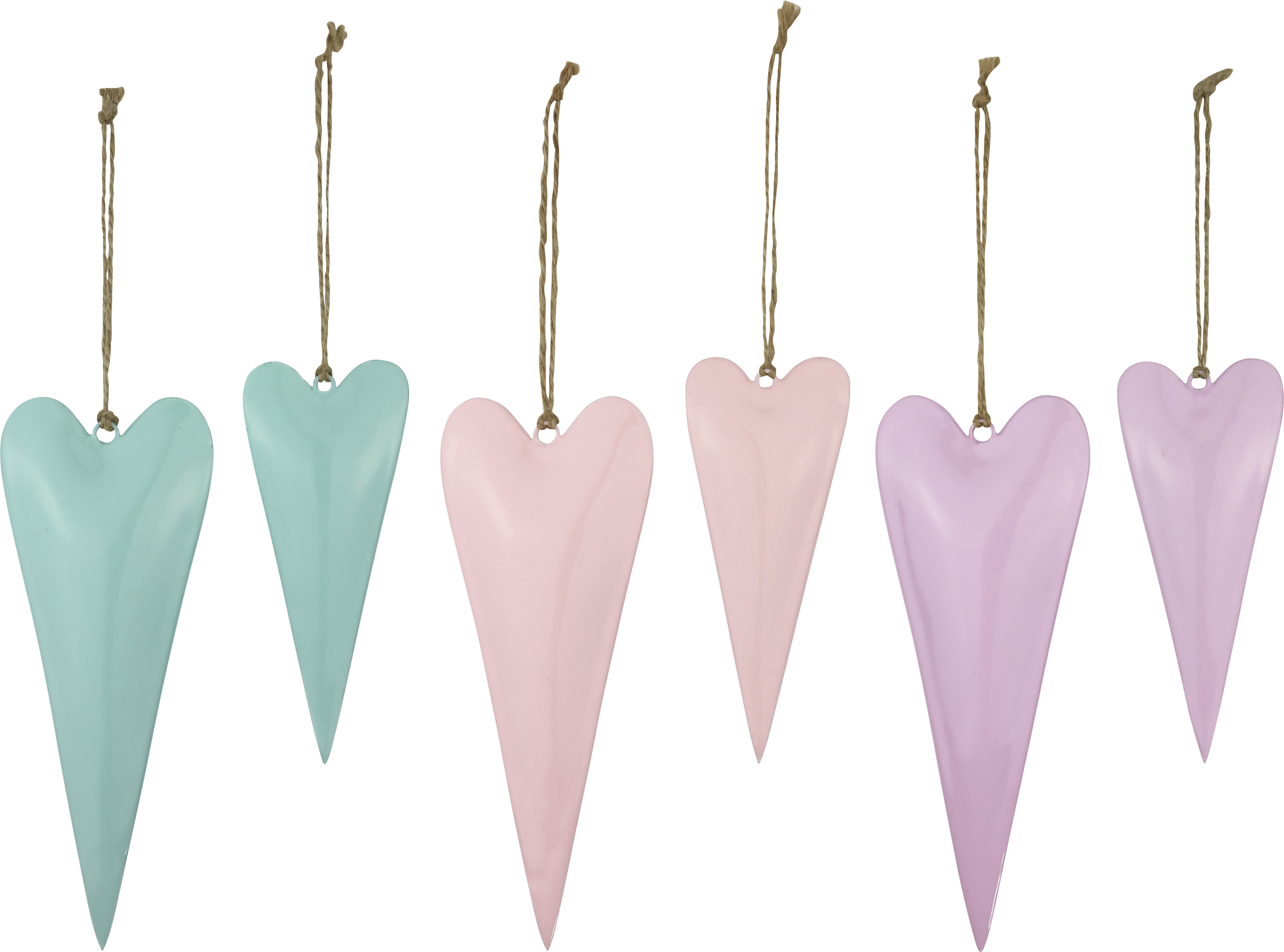 8307 METAL HANGER HERZEN  S/6