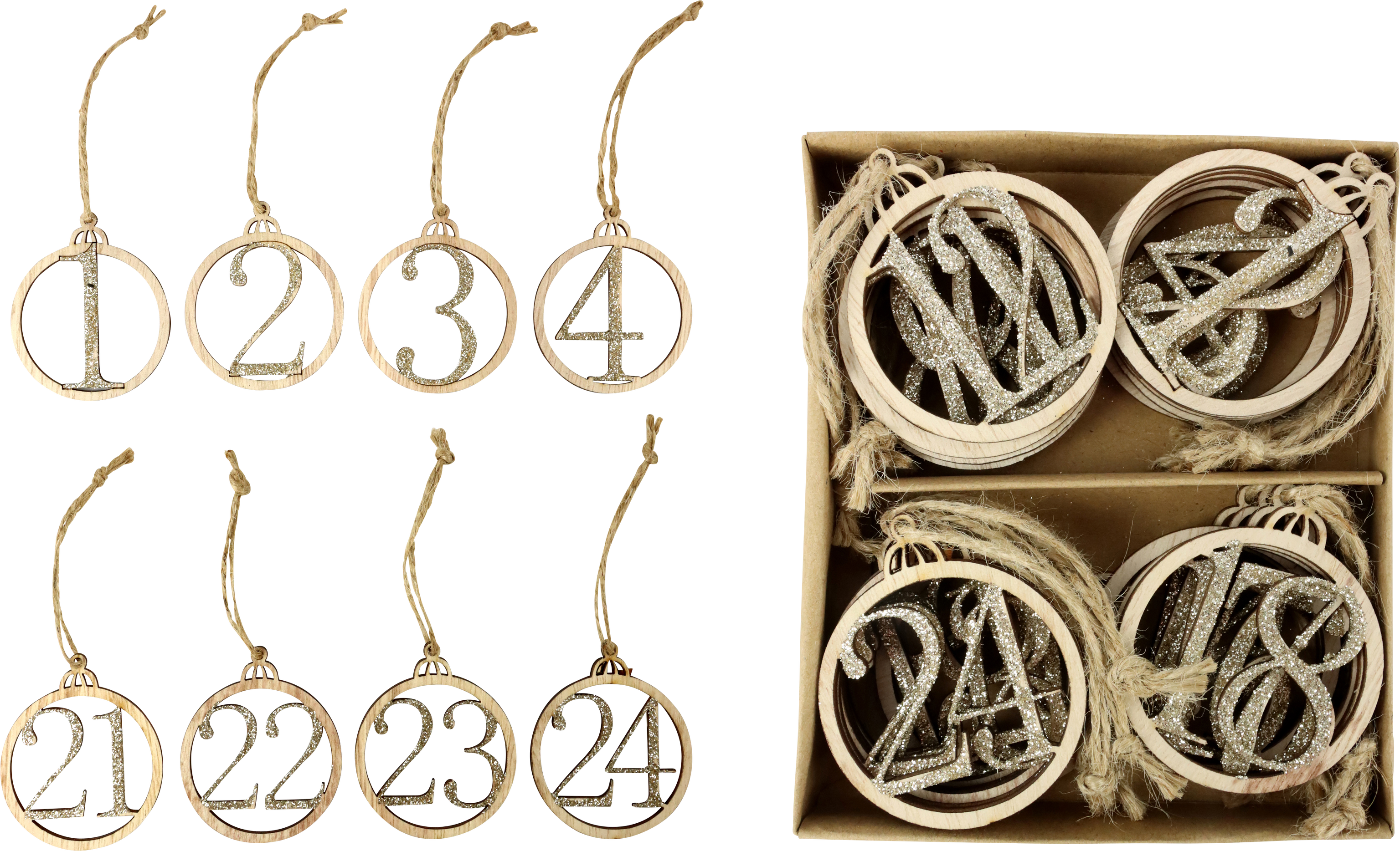 8312 NUMERI AVVENTO IN BOX 24PZ