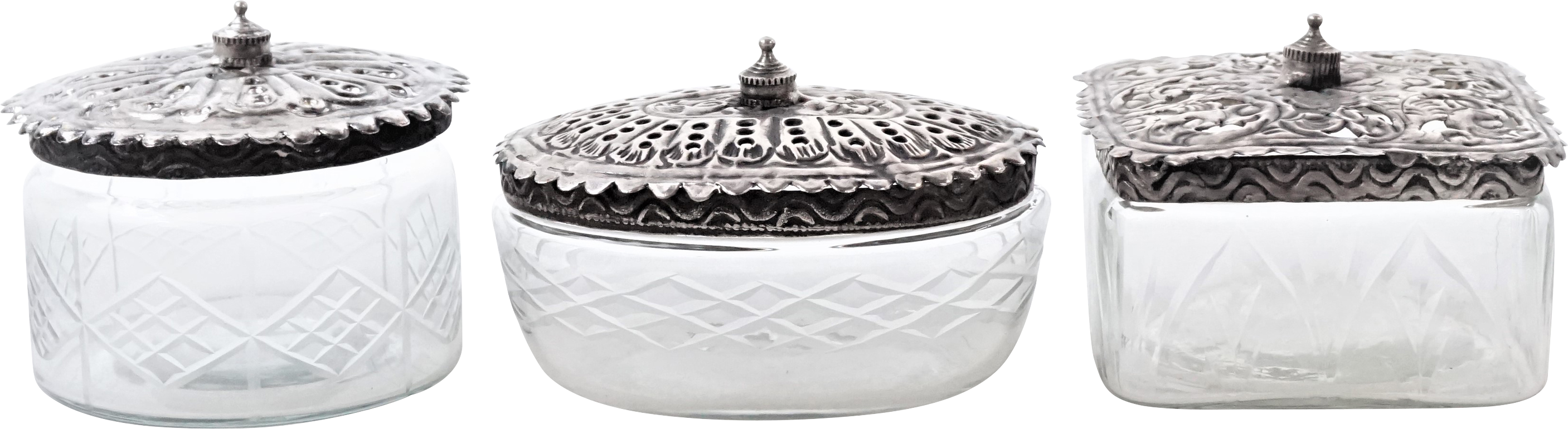 8478 BOÎTES EN VERRE ALHAMBRA  3P