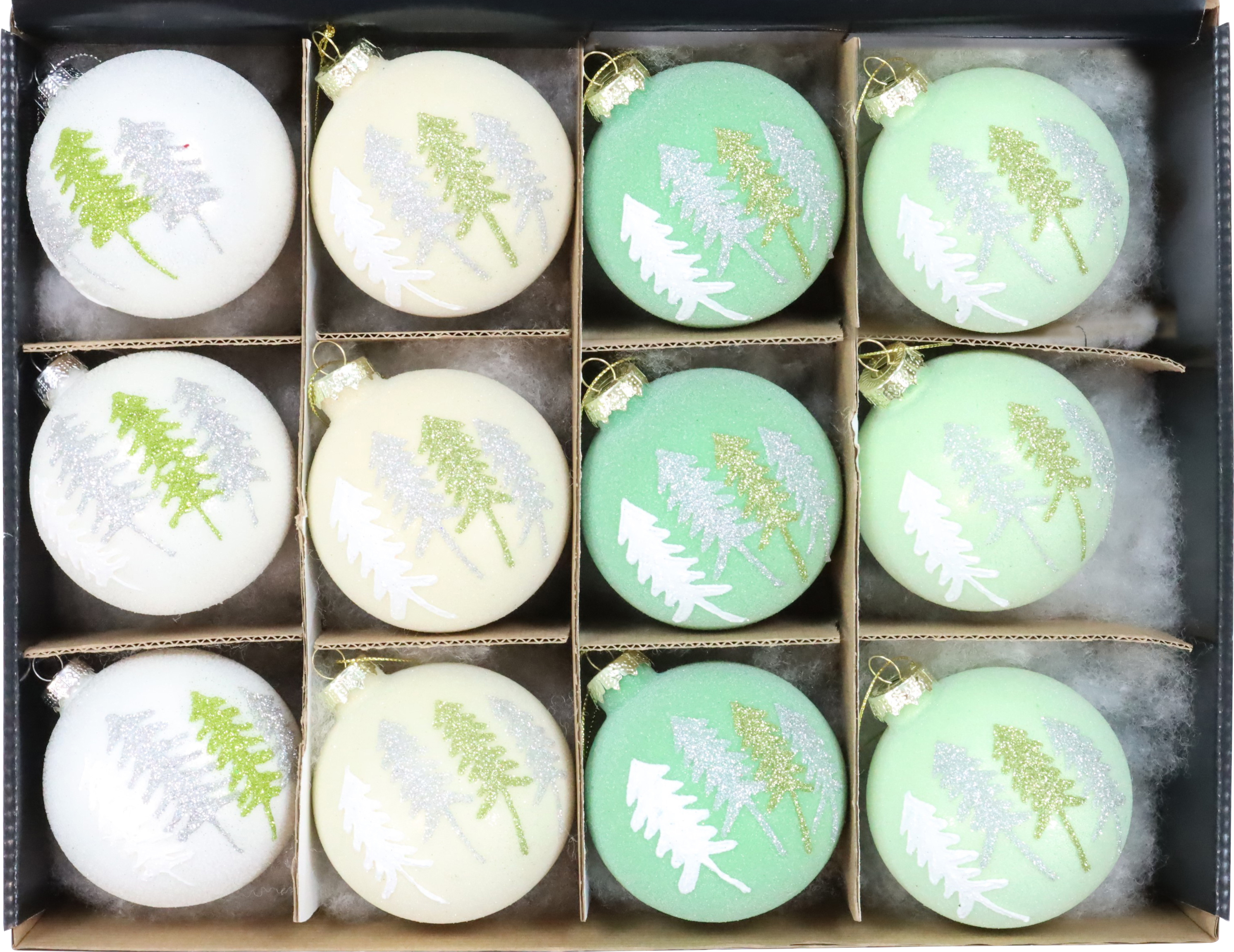 8501 BOULES EN VERRE WINTERWALD  12P