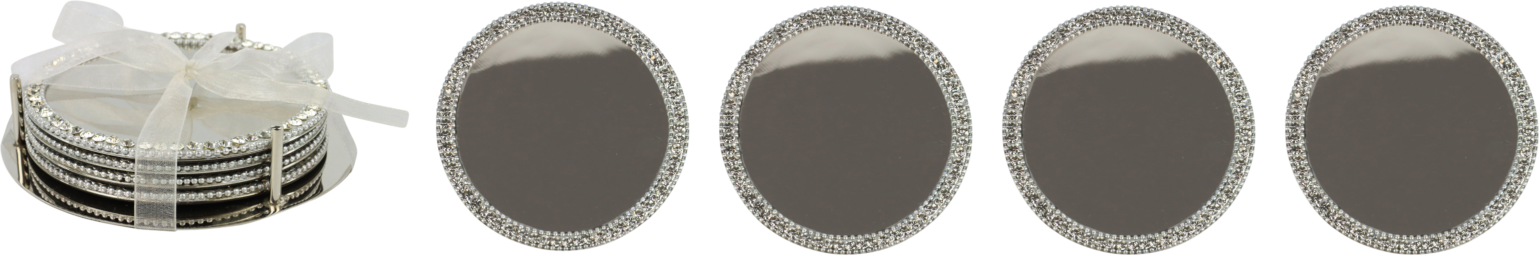 8522 COASTER PLATE CRISTALLO  S/5