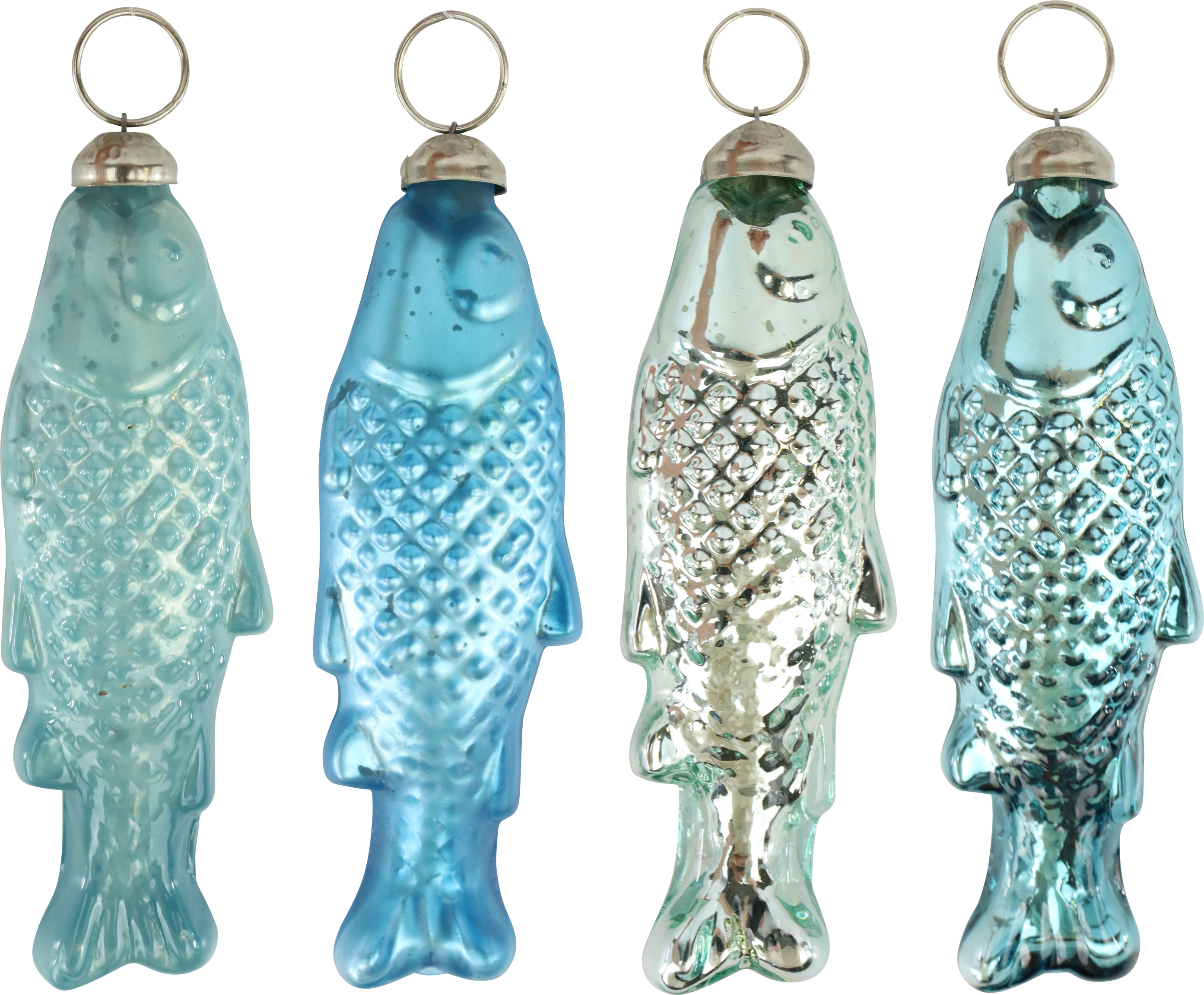 8732 DÉCORATIONS EN VERRE  FISCH  4P