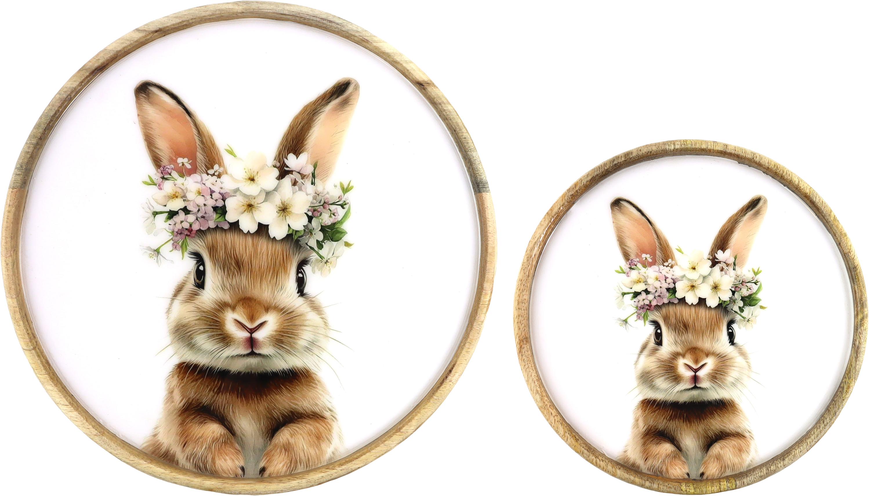 8985 PIATTI BUNNY BLOOM!  2PZ