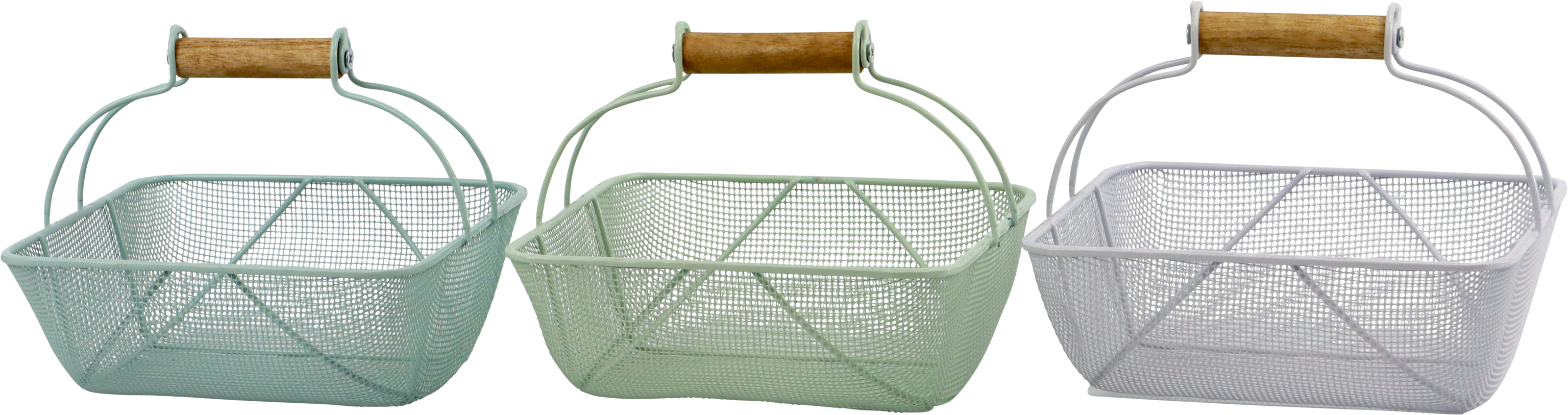 9110 METAL BASKETS PRINTEMPS  S/3