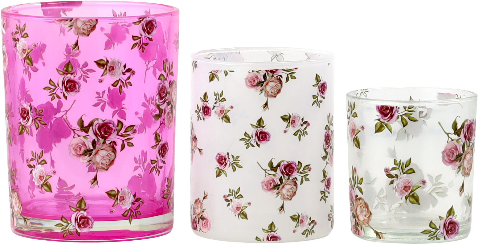 9335 LANTERNE ROSE ROMANCE  3PZ