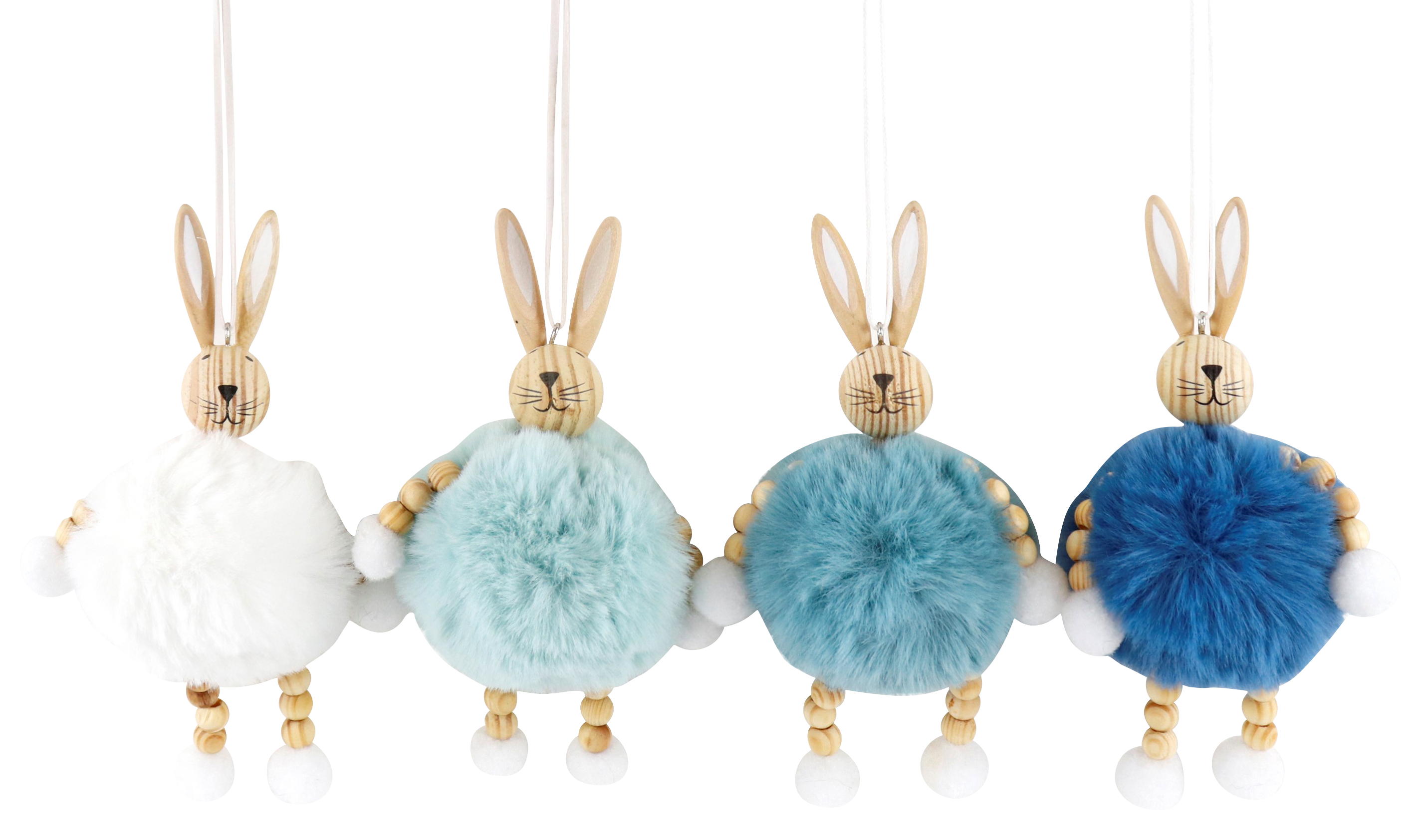 9354 POMPON BUNNIES 4PZ