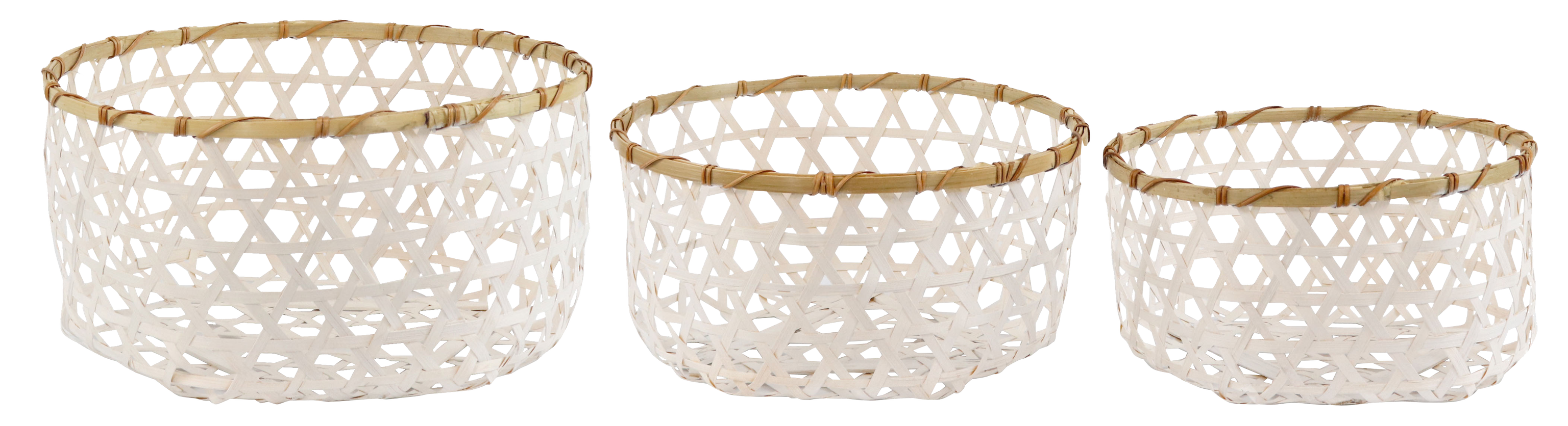 9460 CESTI TONDI  SANTORINI  3PZ