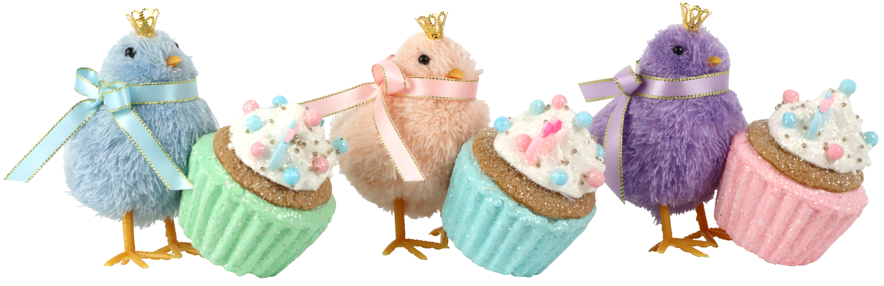 9522 CHICKS EASTER CANDY  S/3