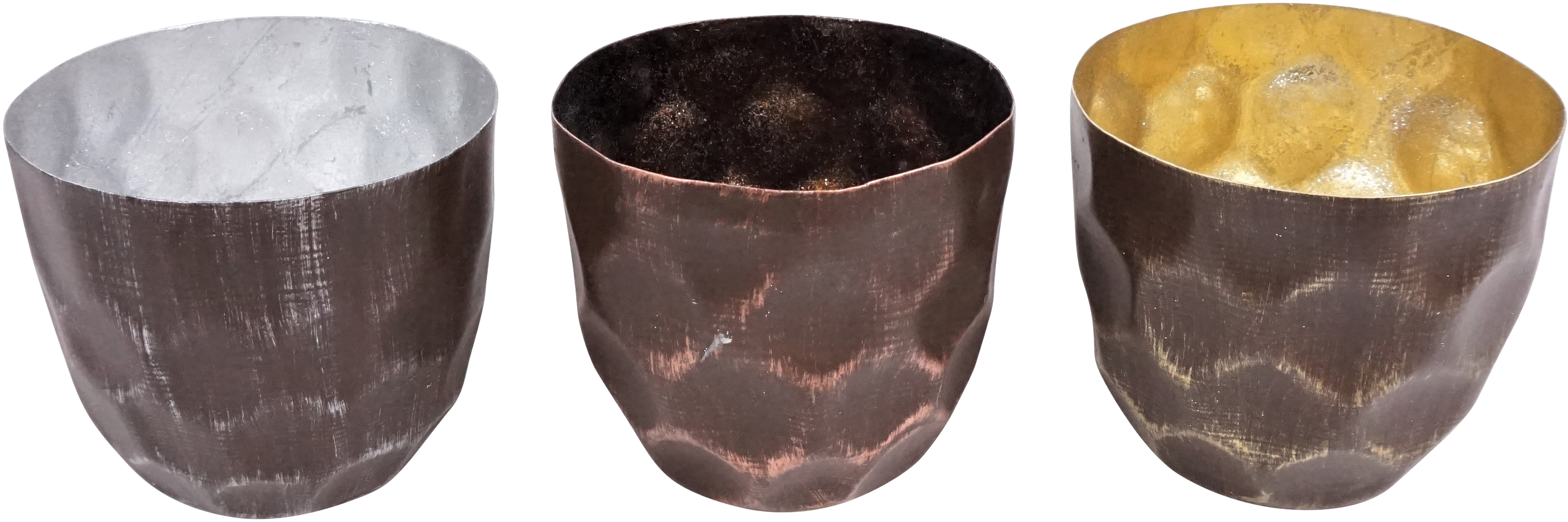 9586 PORTACANDELE  LUXOR  3PZ