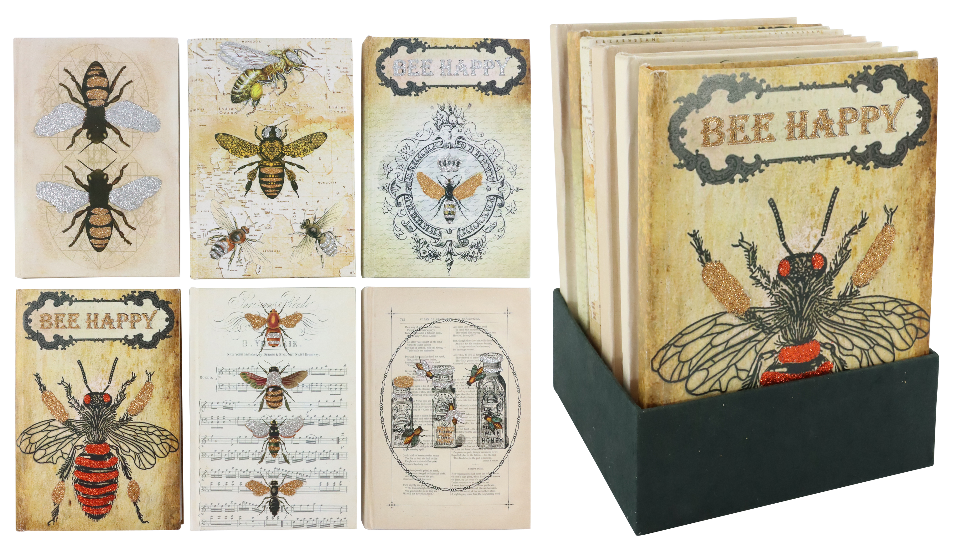 9647 MERKBÜCHER BEE HAPPY  S/6