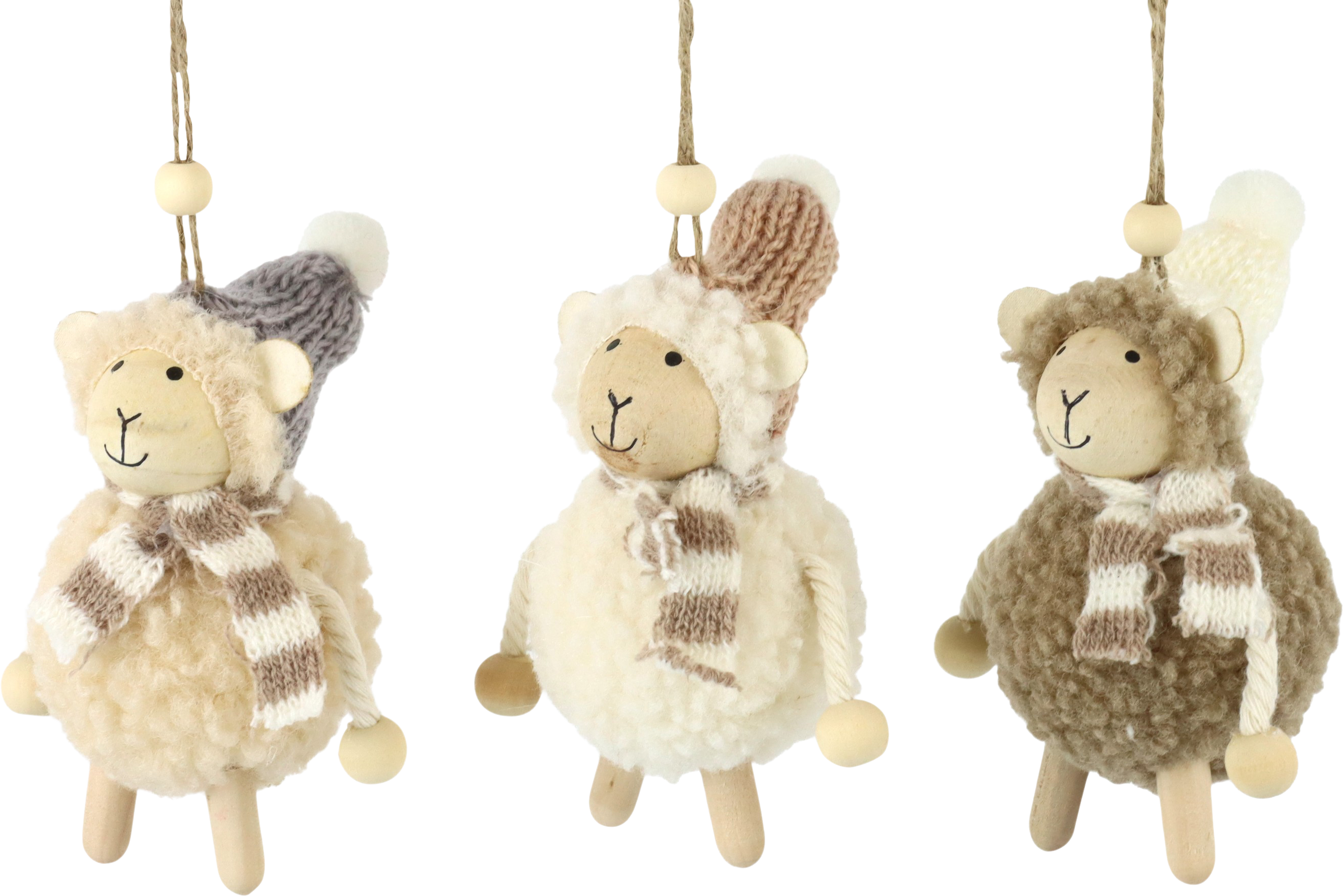 9701 SCHAFE SANTA´S FLOCK  S/3