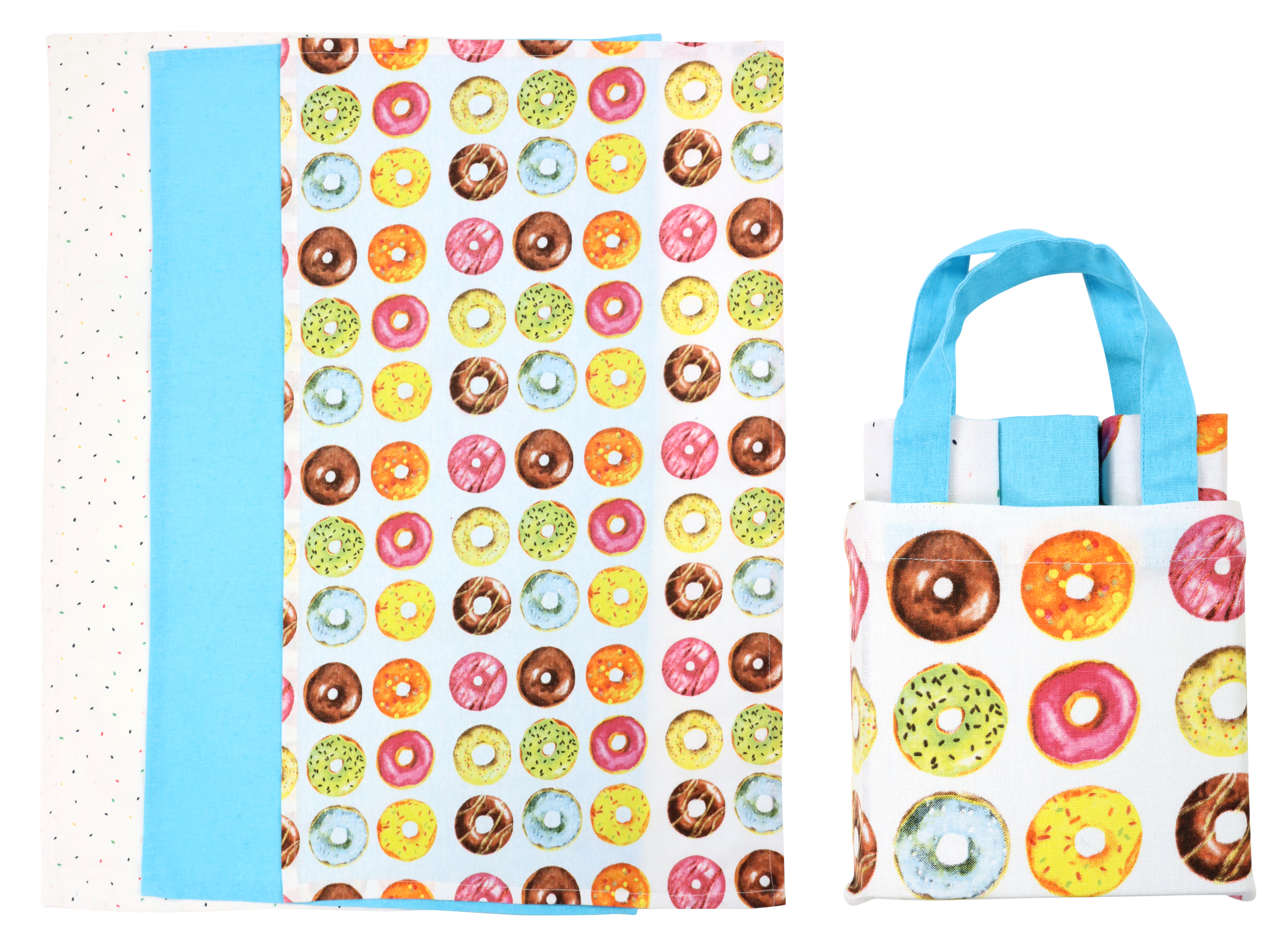 9769 KITCHENTOWELS I. B. DONUTS  S/4