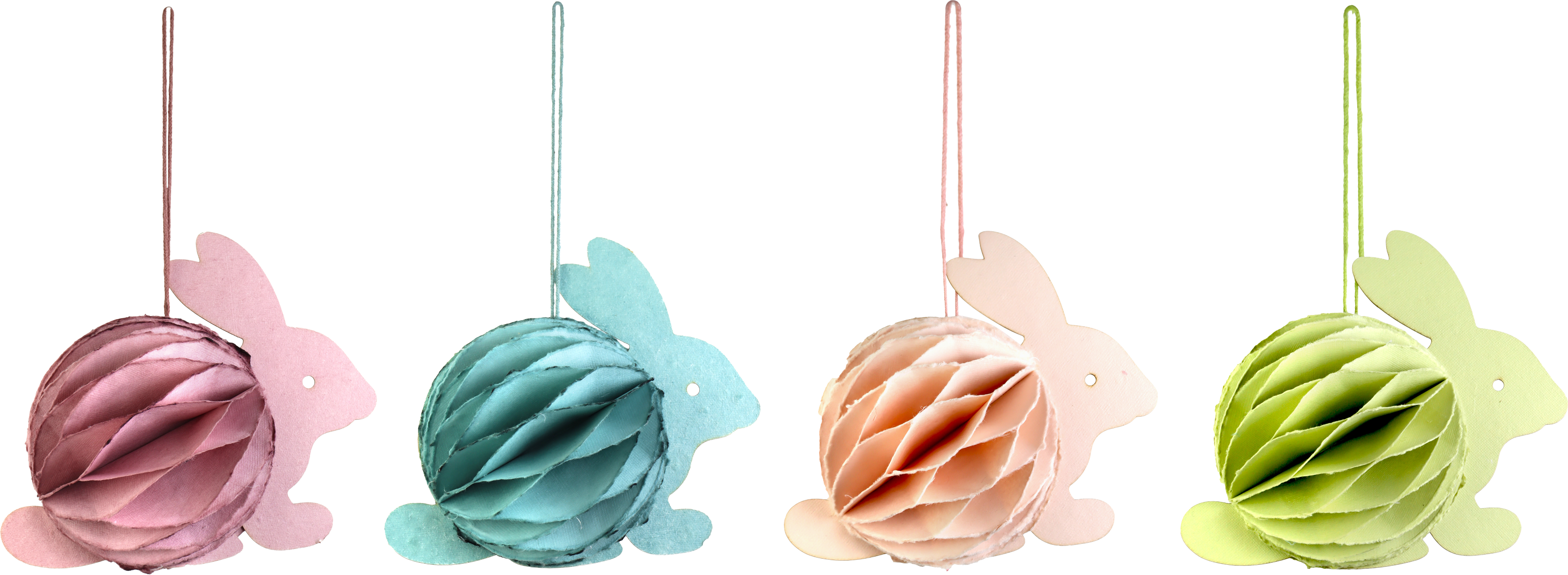 9932 LAPINS DÉCORATIFS HONEYCOMB  4P